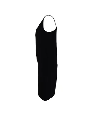 Maison Martin Margiela Pre-Owned ノースリーブ Vネック ドレス - ブラック - サムネイル2