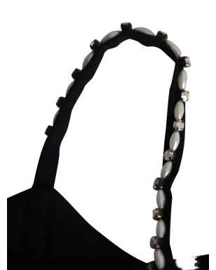 Maison Martin Margiela Pre-Owned ノースリーブ Vネック ドレス - ブラック - サムネイル4