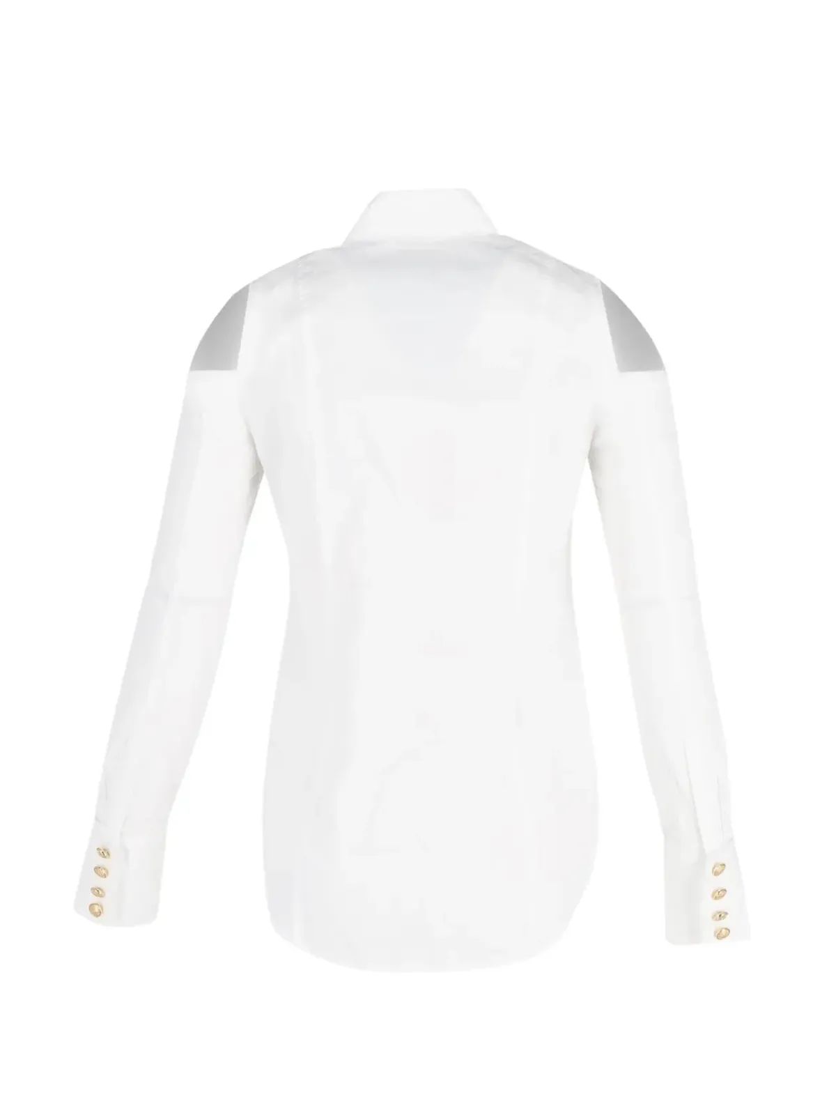 Balmain Pre-Owned カットアウトボタンシャツ - 画像2