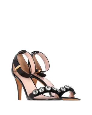 Celine ビンテージ クリスタル装飾サンダル - サムネイル2