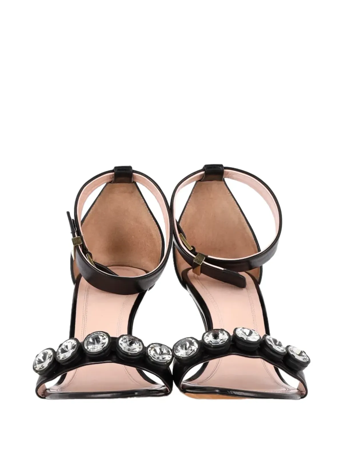 Celine ビンテージ クリスタル装飾サンダル - 画像3
