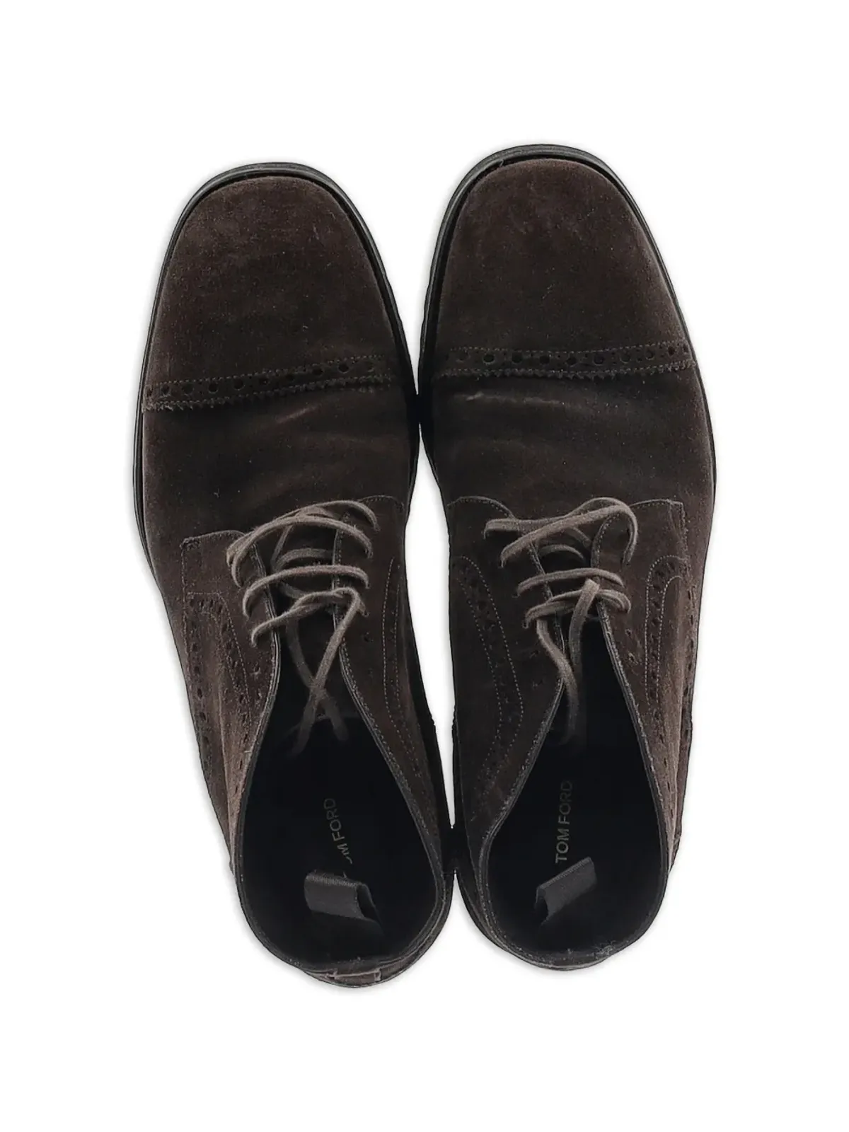 Tom Ford Vintage チャッカ レースアップ ブーツ - ブラウン - 画像5