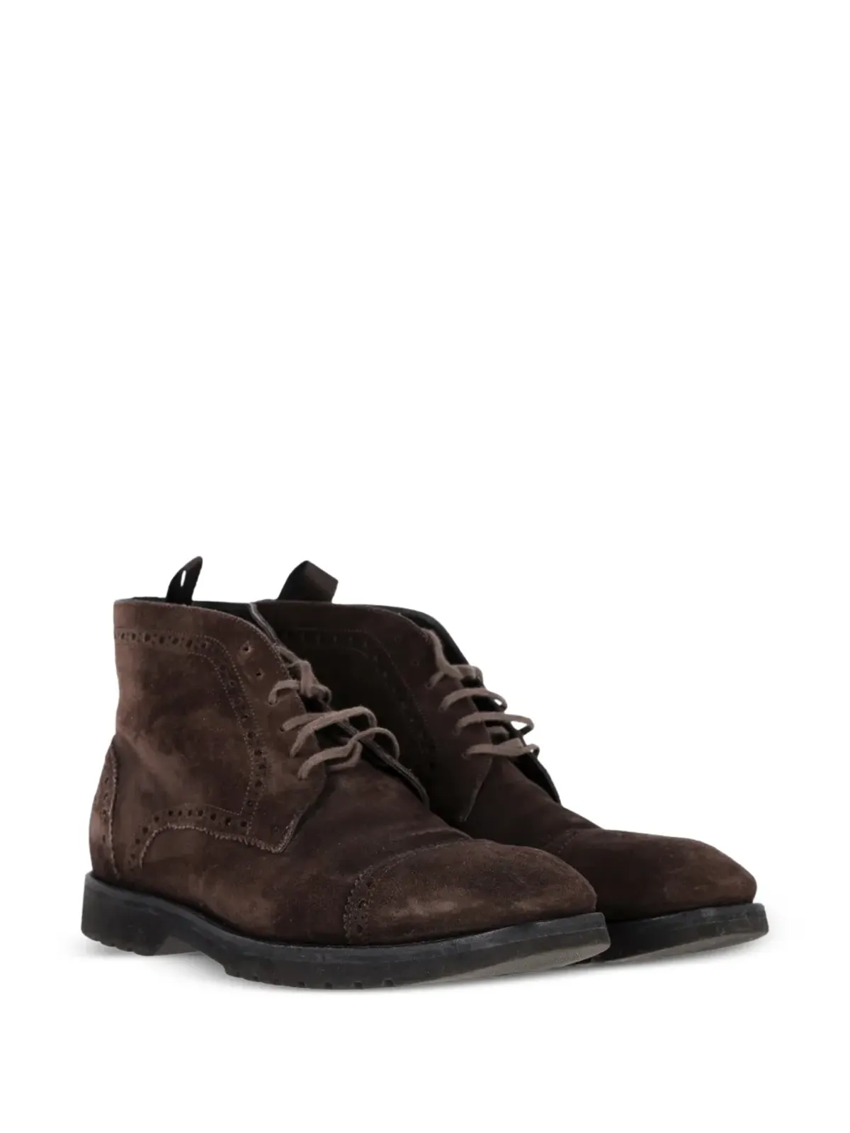 Tom Ford Vintage チャッカ レースアップ ブーツ - ブラウン - 画像3
