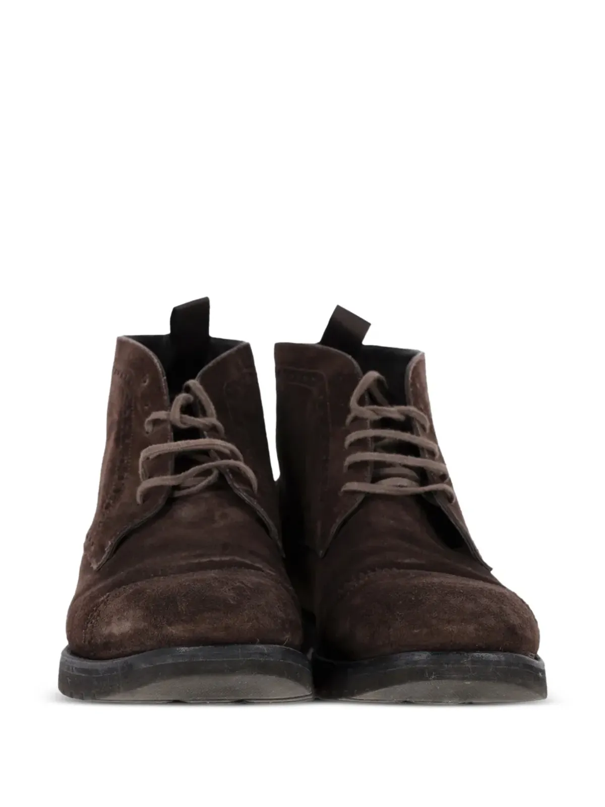 Tom Ford Vintage チャッカ レースアップ ブーツ - ブラウン - 画像4
