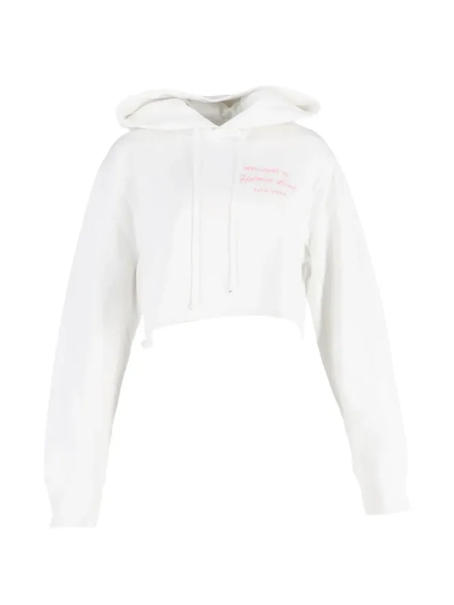 Helmut Lang Pre-Owned Helmut Lang Pre-Owned スローガン刺繍フーディーの商品画像