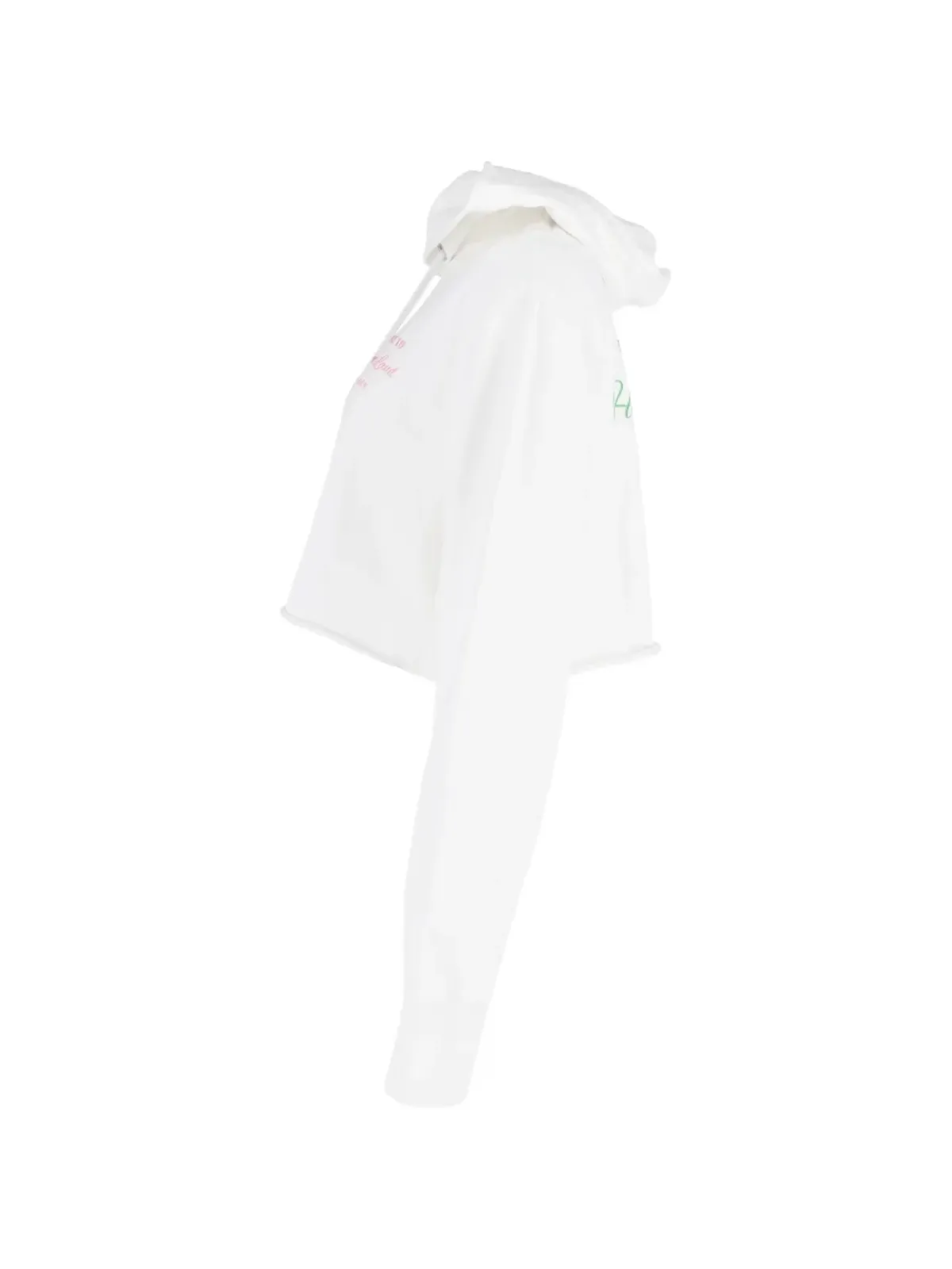 Helmut Lang Pre-Owned スローガン刺繍フーディー - 画像3