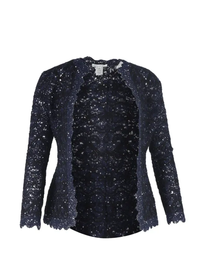 Oscar de la Renta Pre-Owned Oscar de la Renta Pre-Owned 刺繍スパンコール ジャケットの商品画像