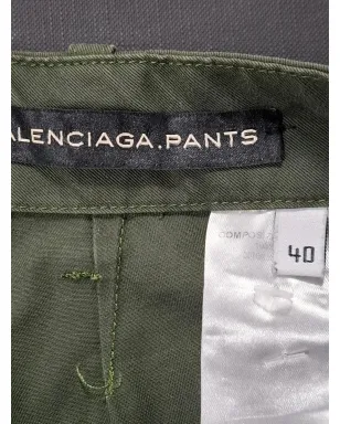 Balenciaga Pre-Owned ストレートレッグチノパンツ - グリーン - サムネイル3