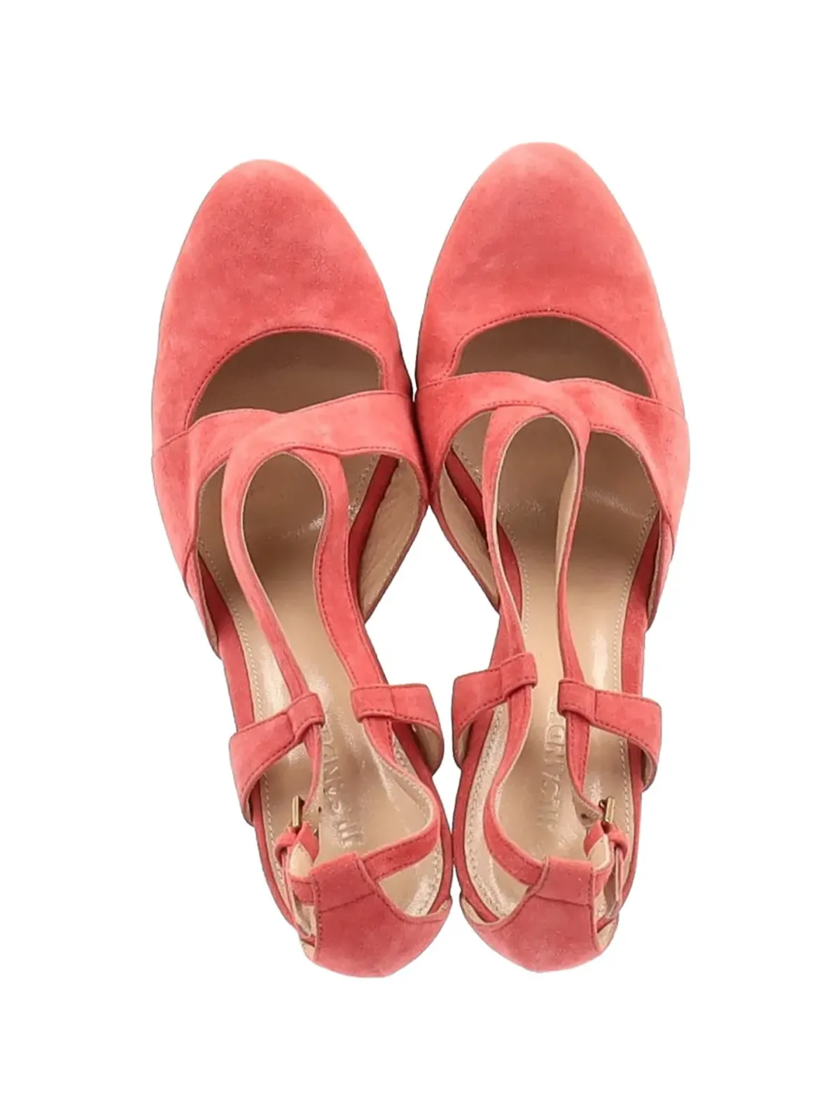 Jil Sander Pre-Owned クロスストラップ・プラットフォームヒールパンプス - ピンク - 画像4