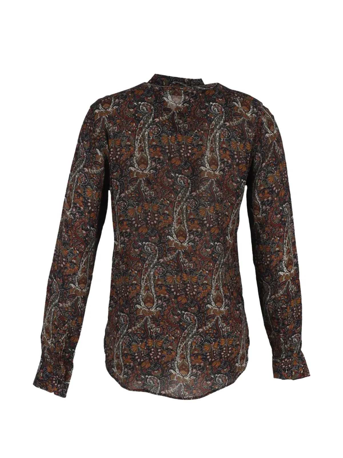 Saint Laurent Pre-Owned ペイズリープリントシャツ - ブラウン - 画像2