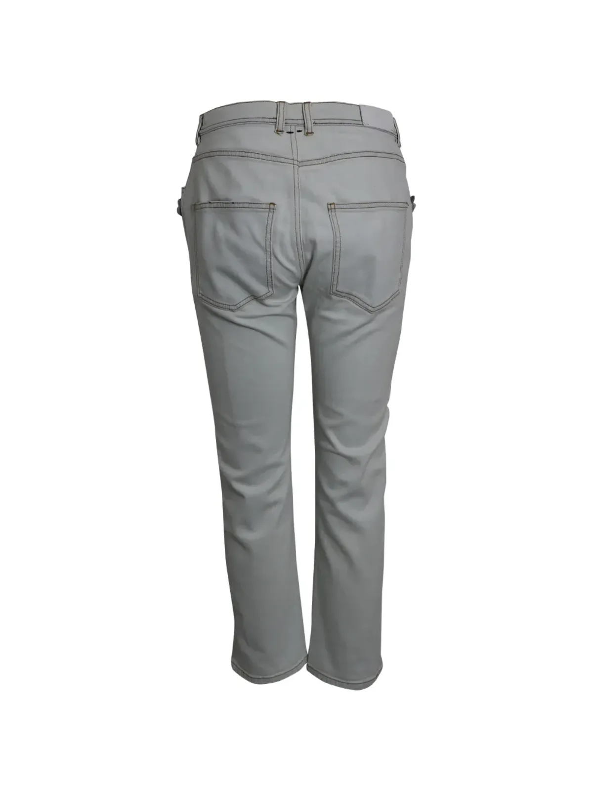 Fendi Pre-Owned Flowerland コットンデニム トラウザーズ - Grey - 画像2