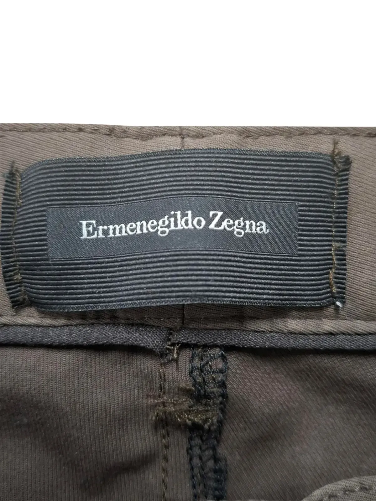 Ermenegildo Zegna Vintage ロゴパッチパンツ - 画像3