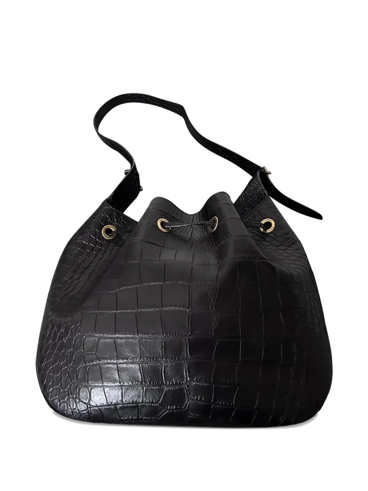 Saint Laurent Pre-Owned パリVII クロコダイルエフェクトレザー ショルダーバッグ - 画像2