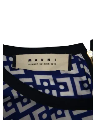 Marni ビンテージ 幾何学柄ブラウス - サムネイル4