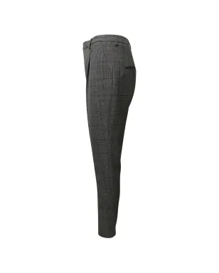 Saint Laurent Pre-Owned チェック柄スリムレッグパンツ - グレー - サムネイル3