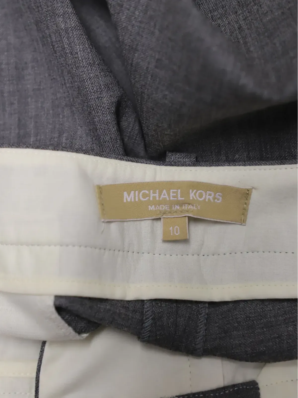 Michael Kors Vintage プレスドクリース テーラードパンツ - 画像3