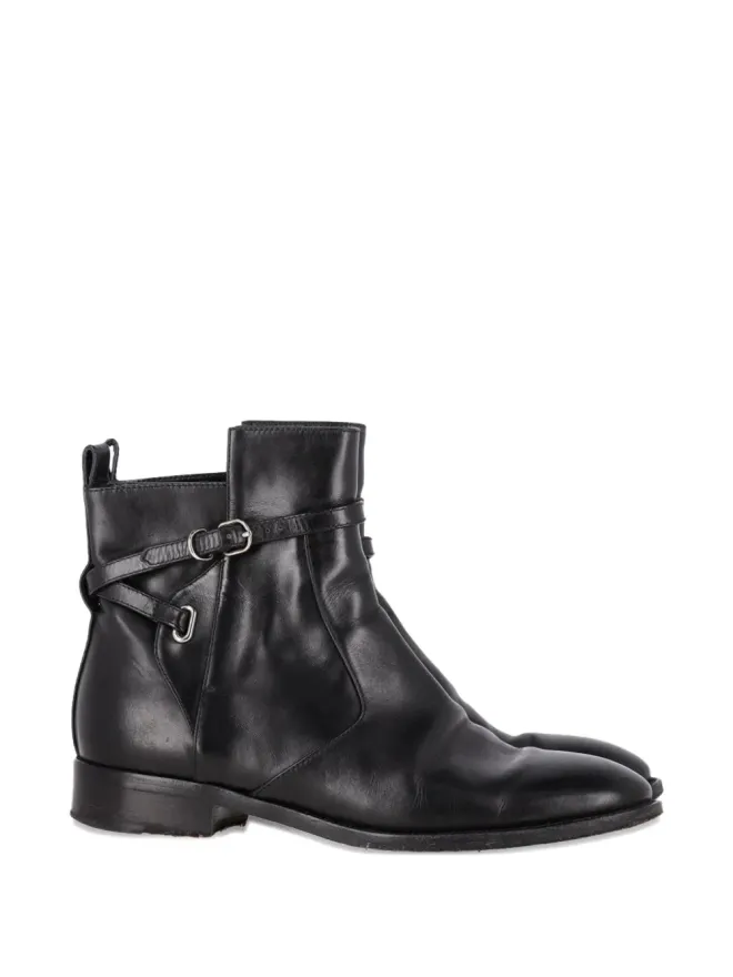 Balenciaga Pre-Owned Balenciaga Pre-Owned Papier buckle-strap ankle bootsの商品画像