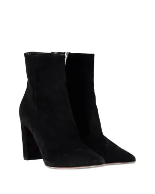Gianvito Rossi ポインテッドトゥ ブロックヒール ブーツ - サムネイル2