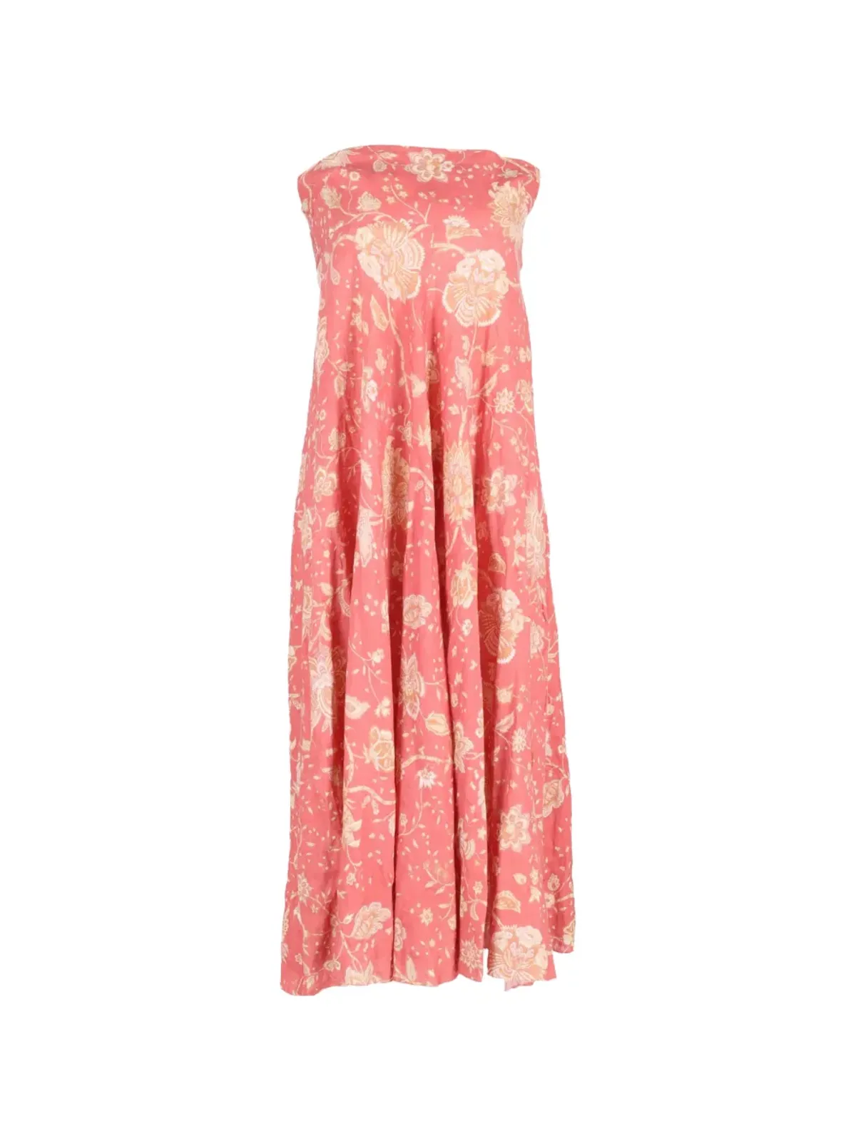 ZIMMERMANN Veneto floral strapless midi dress - Pink - 画像1