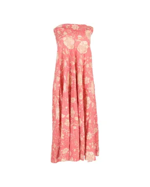 ZIMMERMANN Veneto floral strapless midi dress - Pink - サムネイル1