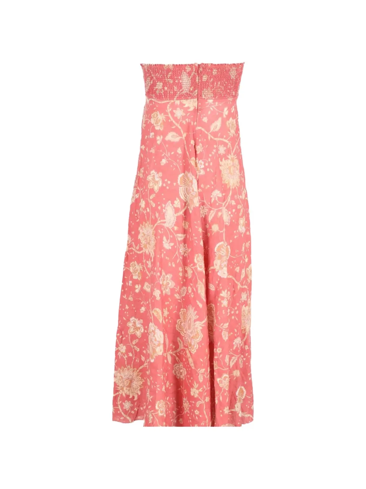 ZIMMERMANN Veneto floral strapless midi dress - Pink - 画像2