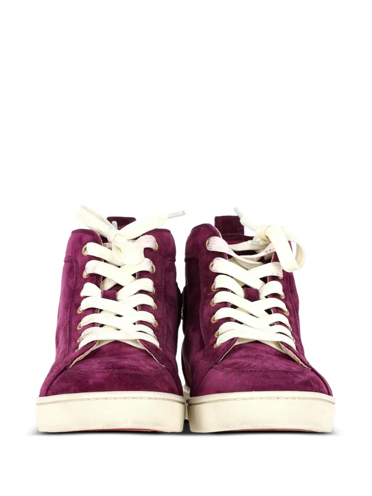 Christian Louboutin Pre-Owned ランタス ハイトップスニーカー - パープル - 画像3