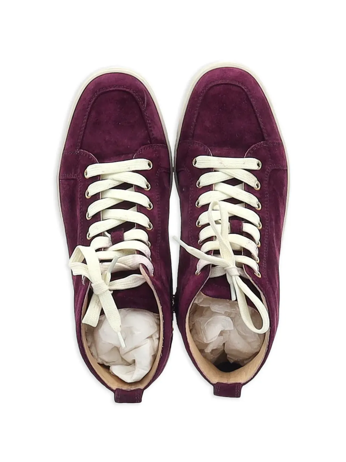 Christian Louboutin Pre-Owned ランタス ハイトップスニーカー - パープル - 画像4