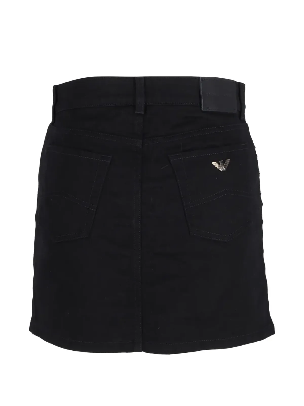 Emporio Armani Pre-Owned スパンコール付きミニスカート ブラック - 画像2