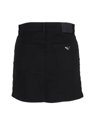 Emporio Armani Pre-Owned スパンコール付きミニスカート ブラック - サムネイル2