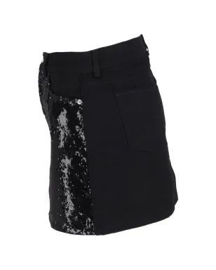 Emporio Armani Pre-Owned スパンコール付きミニスカート ブラック - サムネイル3