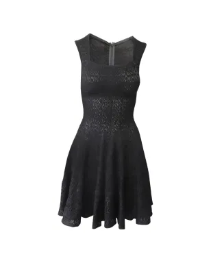 Alaïa Pre-Owned テクスチャードフレアドレス - サムネイル1