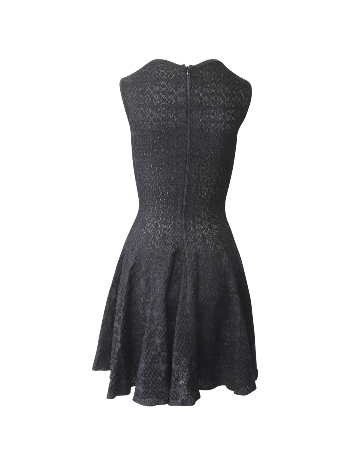 Alaïa Pre-Owned テクスチャードフレアドレス - 画像2