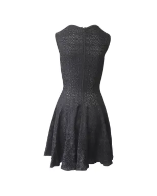Alaïa Pre-Owned テクスチャードフレアドレス - サムネイル2