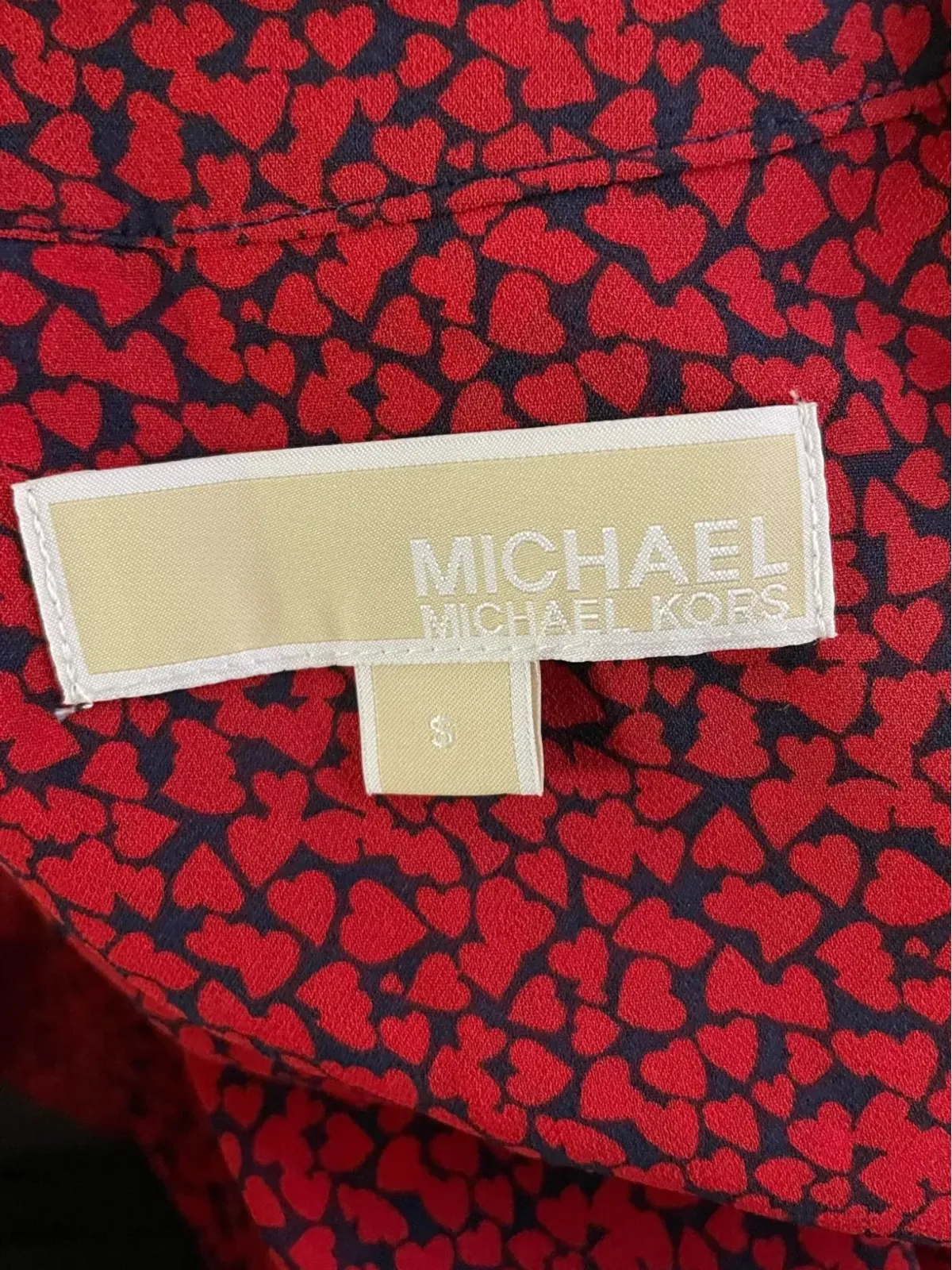 Michael Kors Vintage ハートプリント ボタン付き ワンピース - 画像3