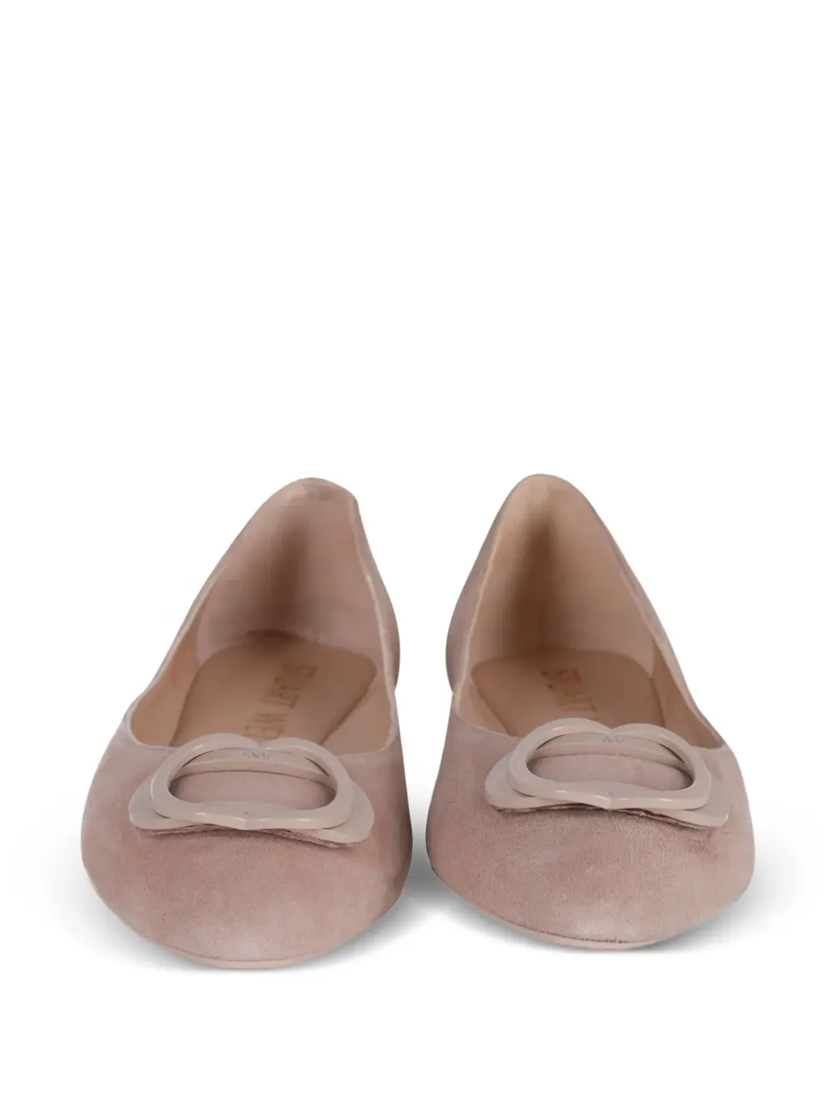 Stuart Weitzman バレエバックル付きバレエフラット - 画像4