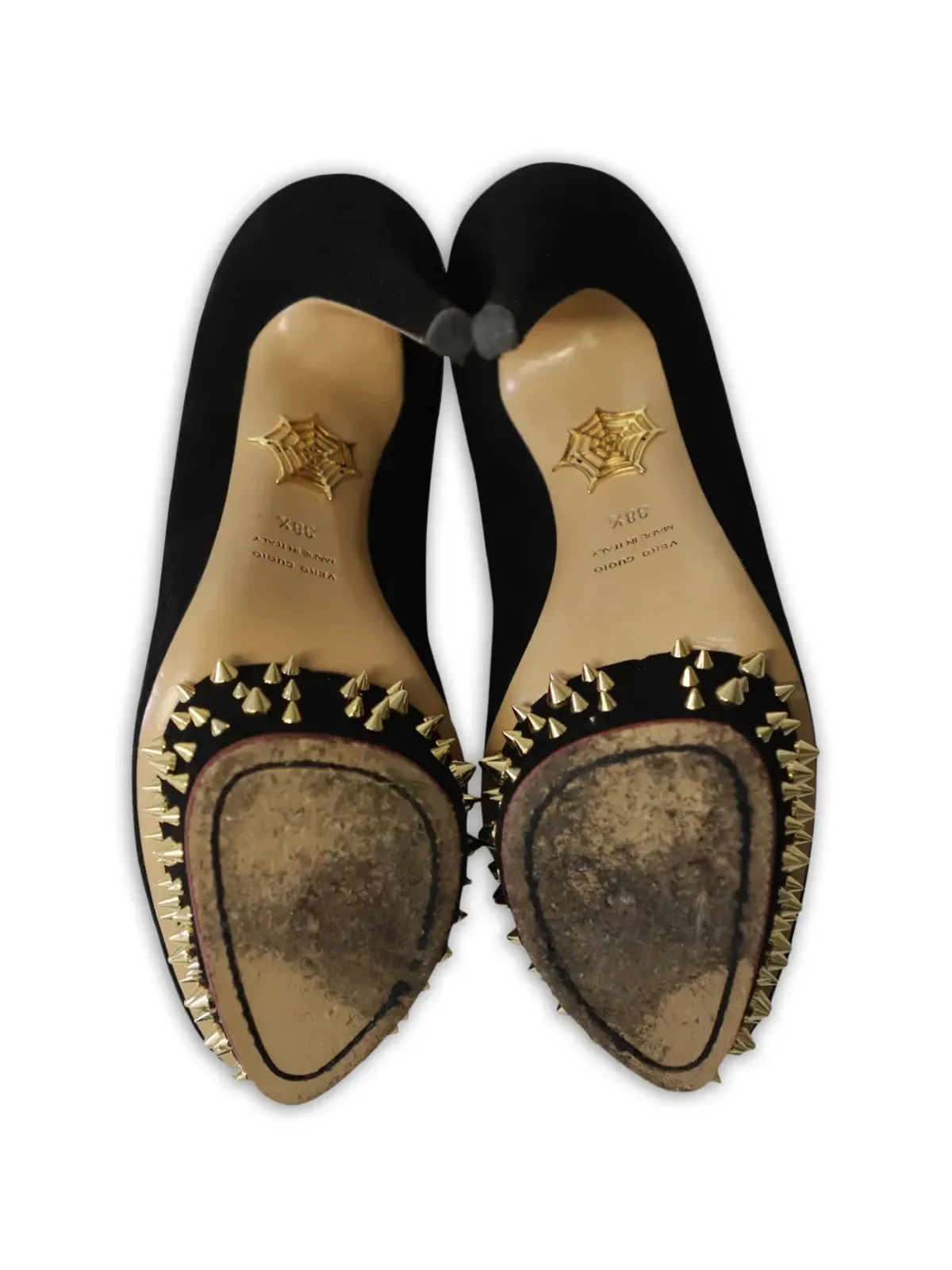 Charlotte Olympia スタッズ付きプラットフォームヒール - 画像5