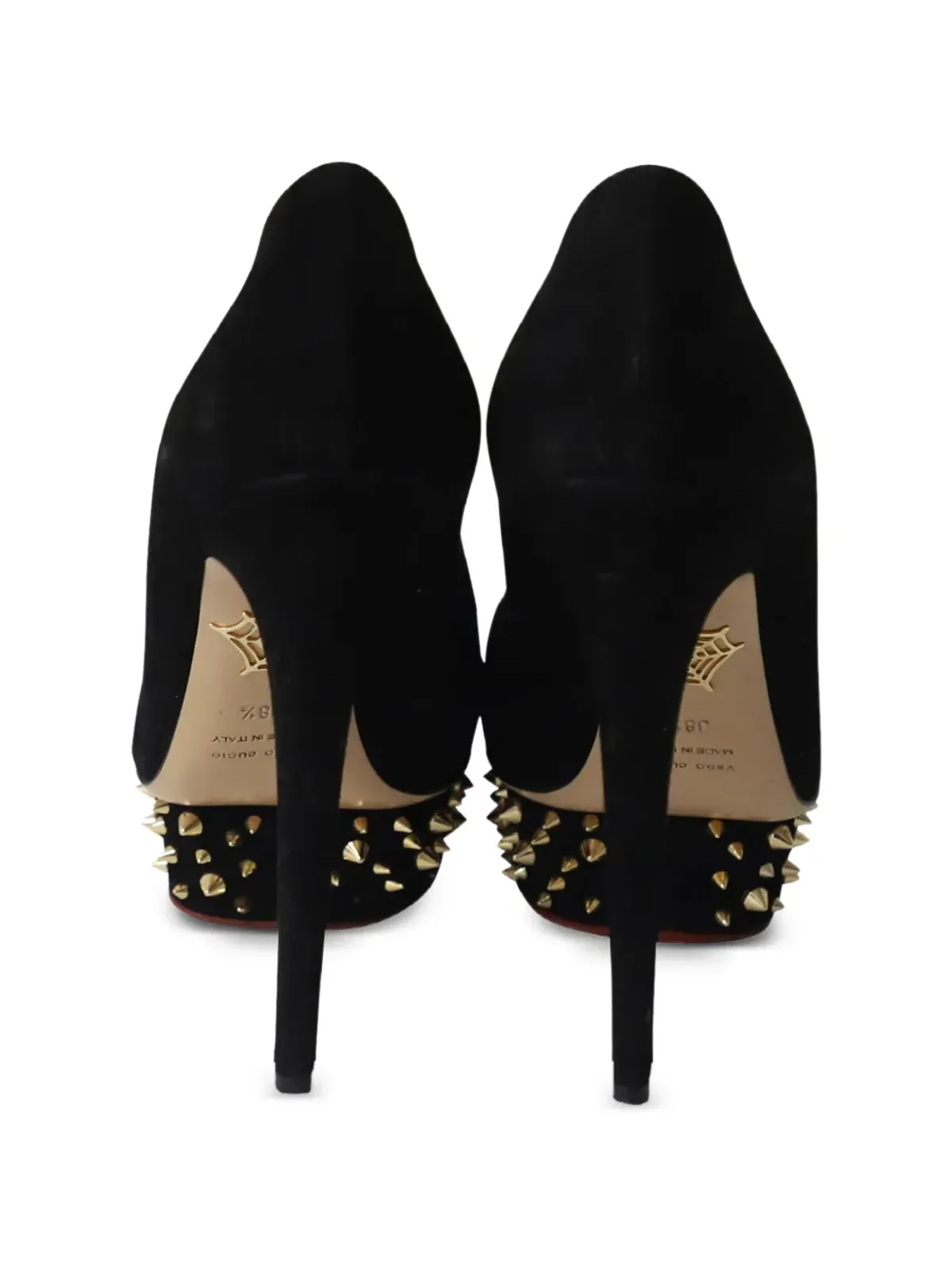 Charlotte Olympia スタッズ付きプラットフォームヒール - 画像3