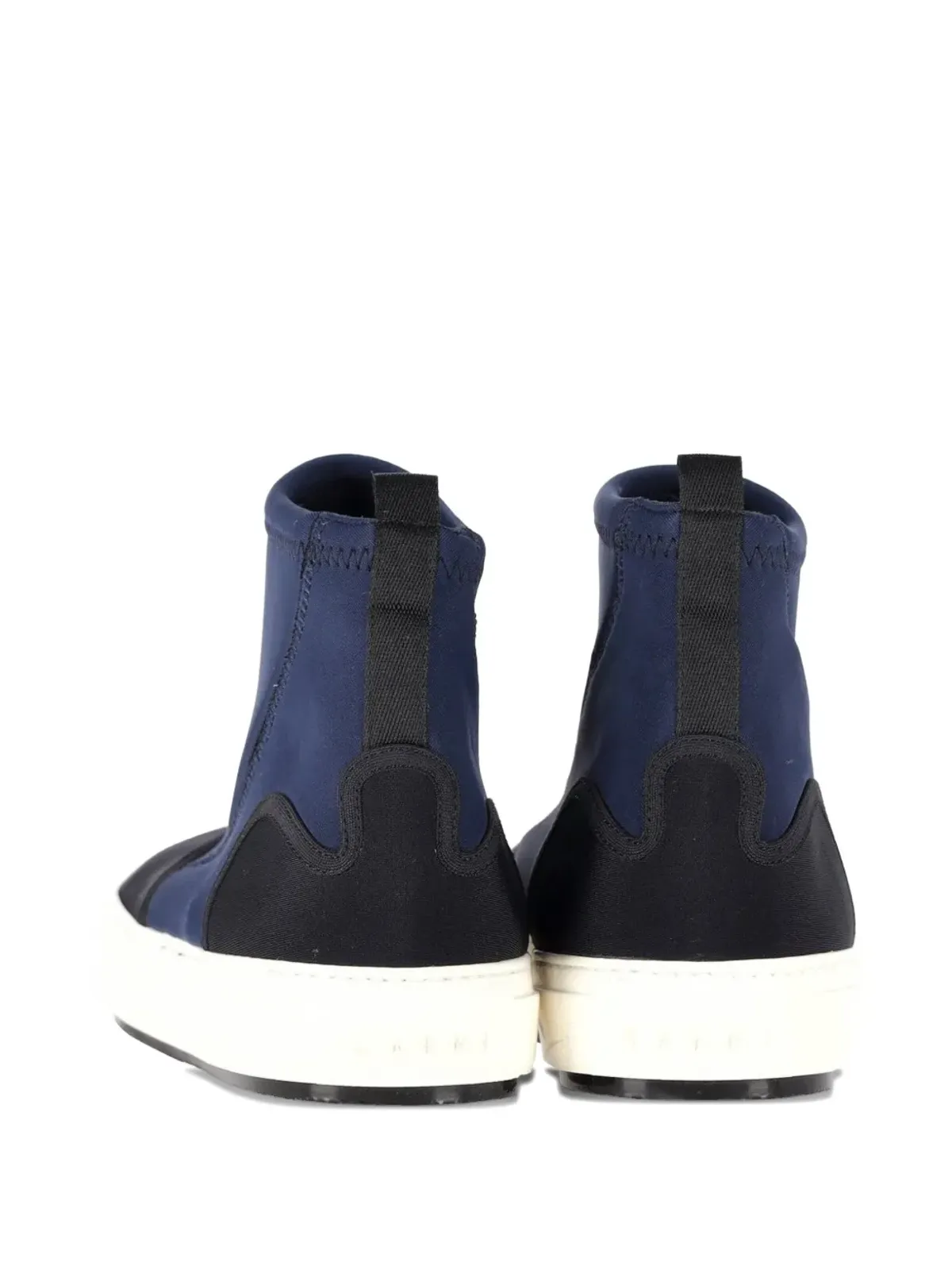 Marni Pre-Owned ネオプレン ラウンドトゥ スニーカー ブーツ - 画像5
