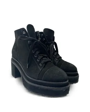 Cult Gaia lace-up platform ankle boots - Black - サムネイル2