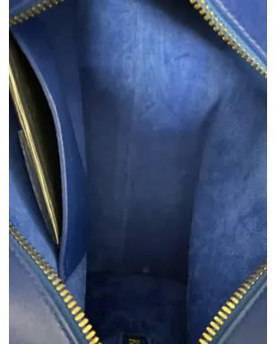 Saint Laurent Pre-Owned baby Cabas monogram leather tote bag - Blue - サムネイル5