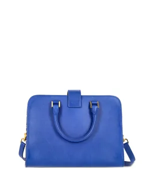 Saint Laurent Pre-Owned baby Cabas monogram leather tote bag - Blue - サムネイル2