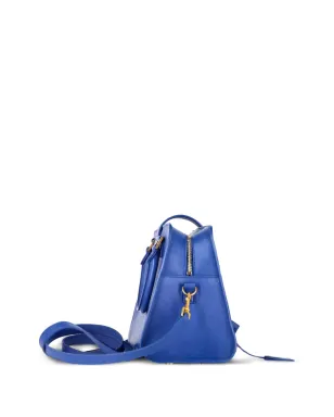 Saint Laurent Pre-Owned baby Cabas monogram leather tote bag - Blue - サムネイル3