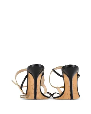 Jimmy Choo ビンテージ T-strapヒールサンダル ブラック - サムネイル3