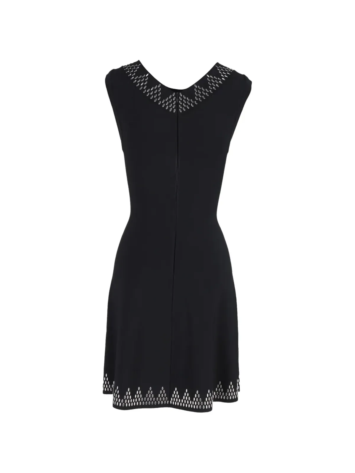 Alaïa Pre-Owned エンベリッシュド ノースリーブ ミニドレス - 画像2