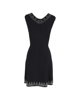 Alaïa Pre-Owned エンベリッシュド ノースリーブ ミニドレス - サムネイル2