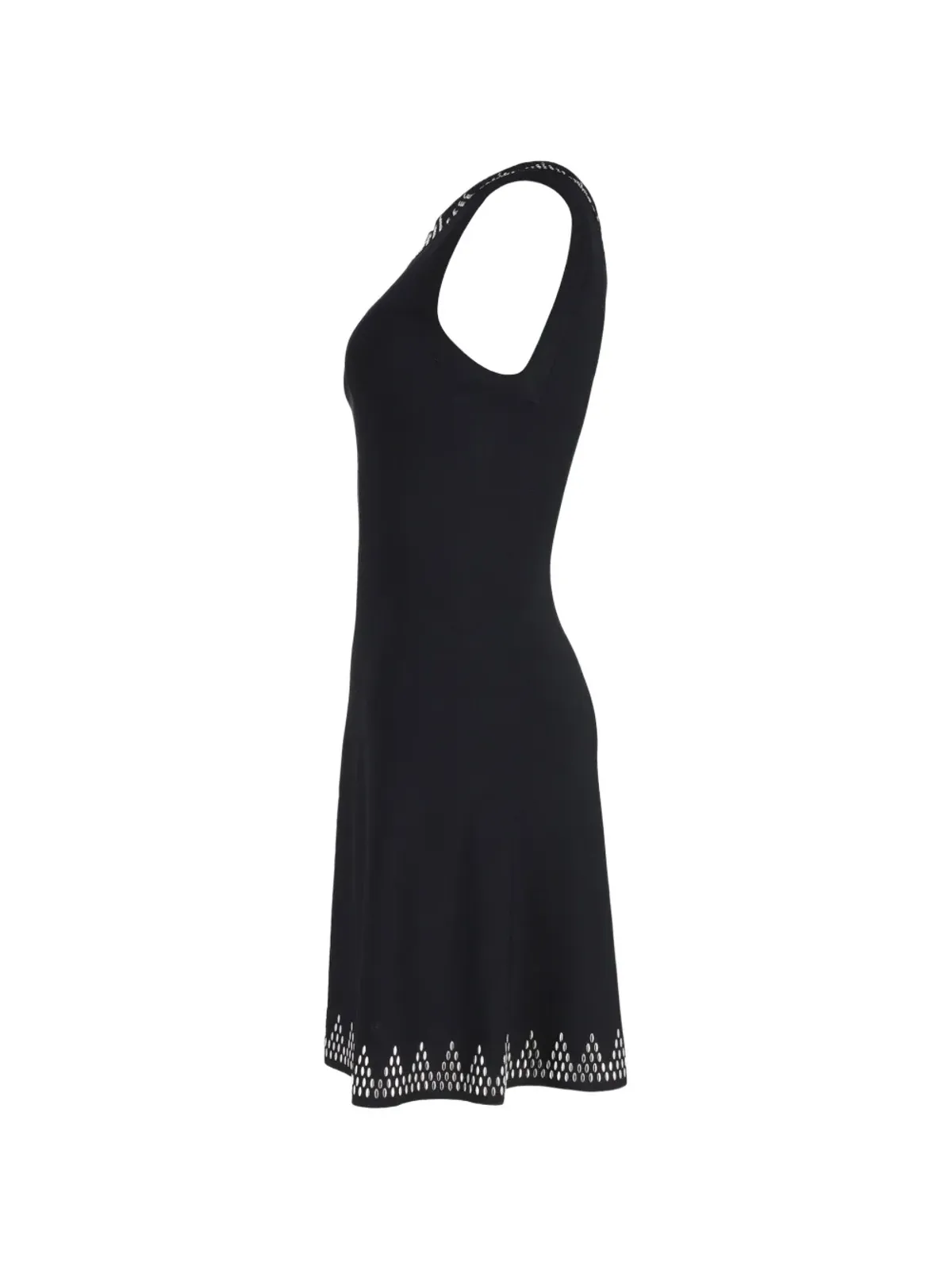 Alaïa Pre-Owned エンベリッシュド ノースリーブ ミニドレス - 画像3