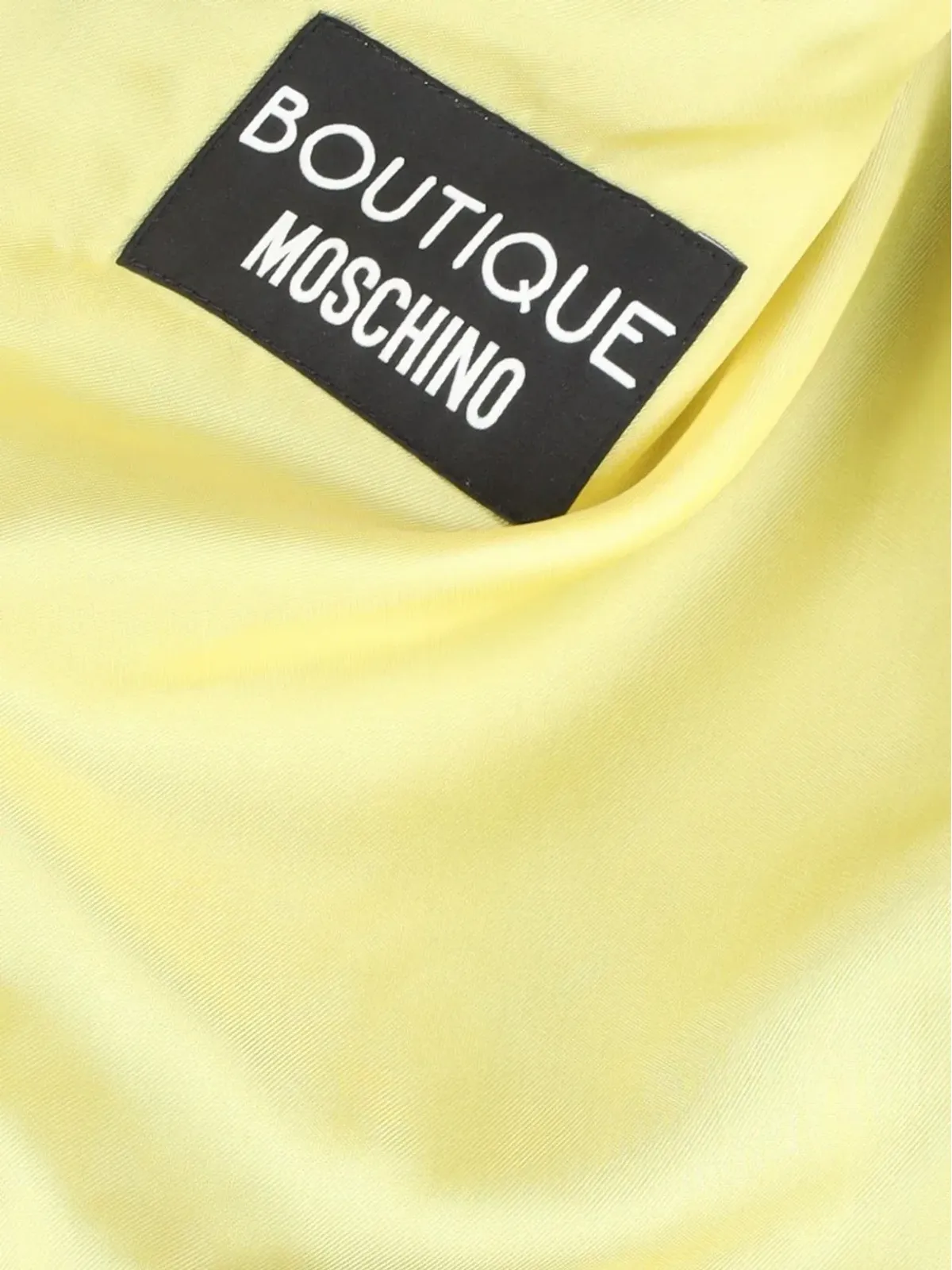 Boutique Moschino ワンショルダー レースヘム ドレス ブラック - 画像3