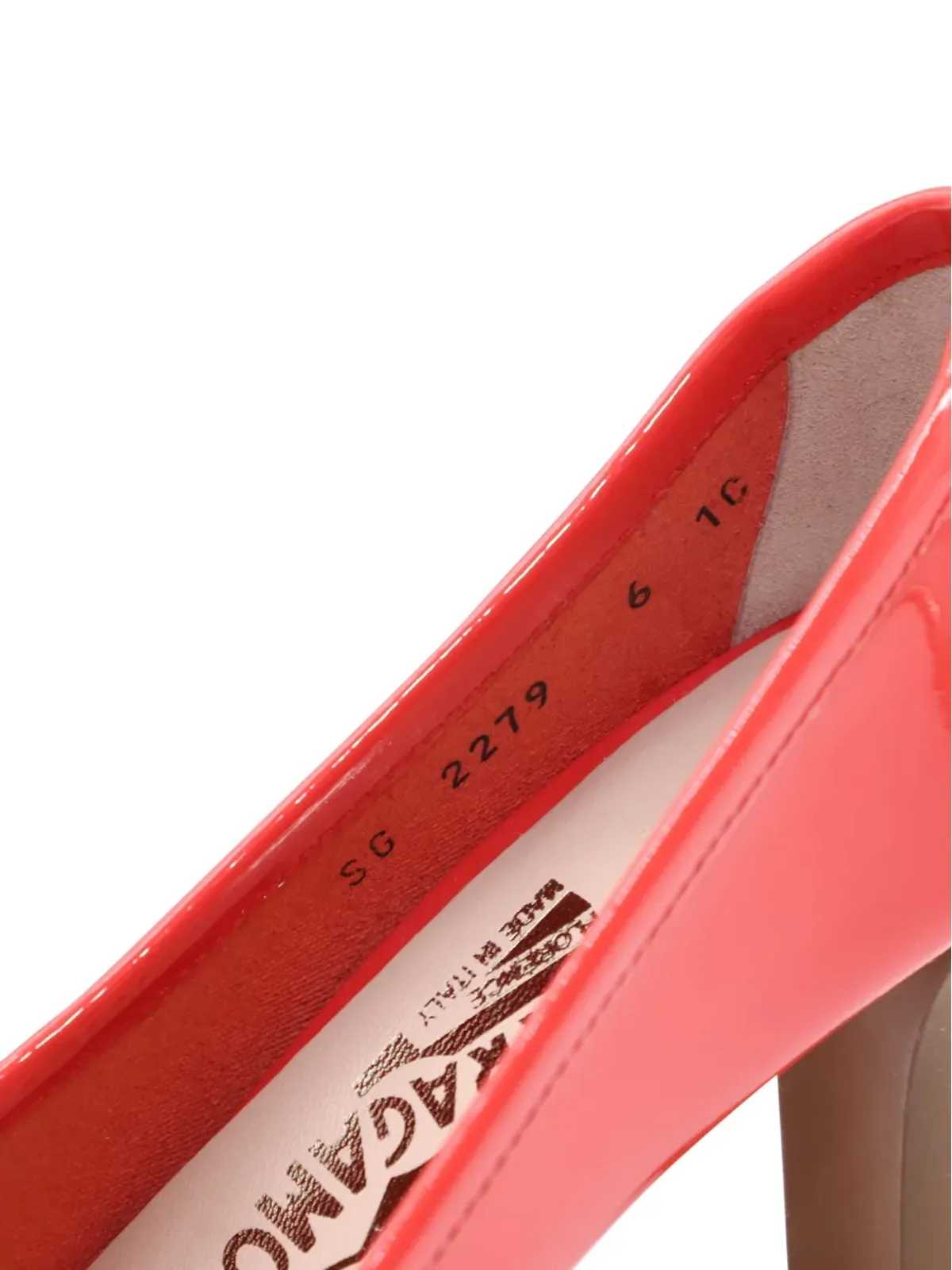 Ferragamo ビンテージ ローファースタイルヒール - レッド - 画像5