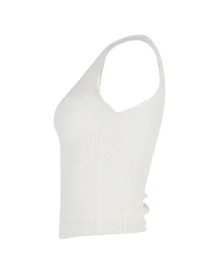 Alberta Ferretti Vintage パンチングノースリーブトップ - サムネイル3