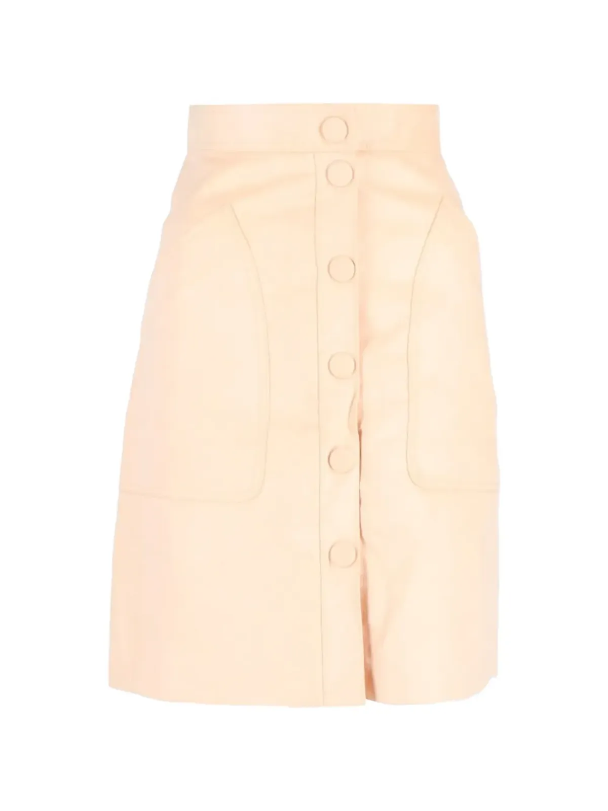 Bottega Veneta Pre-Owned fustian velvet skirt - Neutrals - 画像1